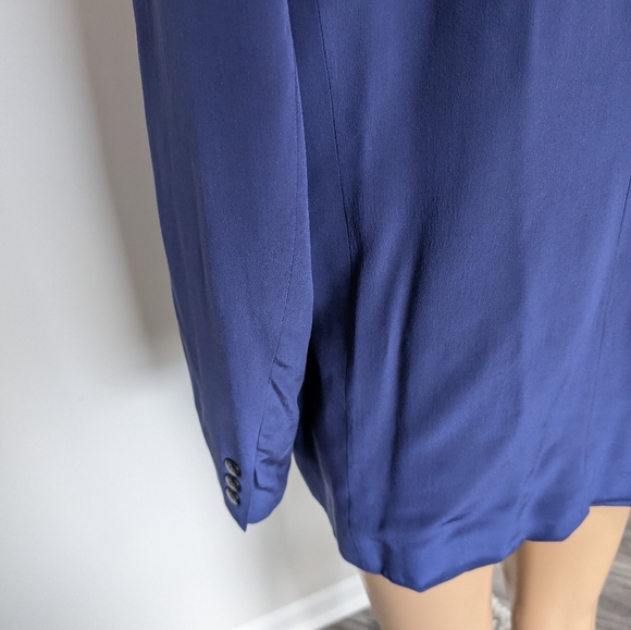 Talbots silk double breasted blazer size 12 - Picture 6 of 11